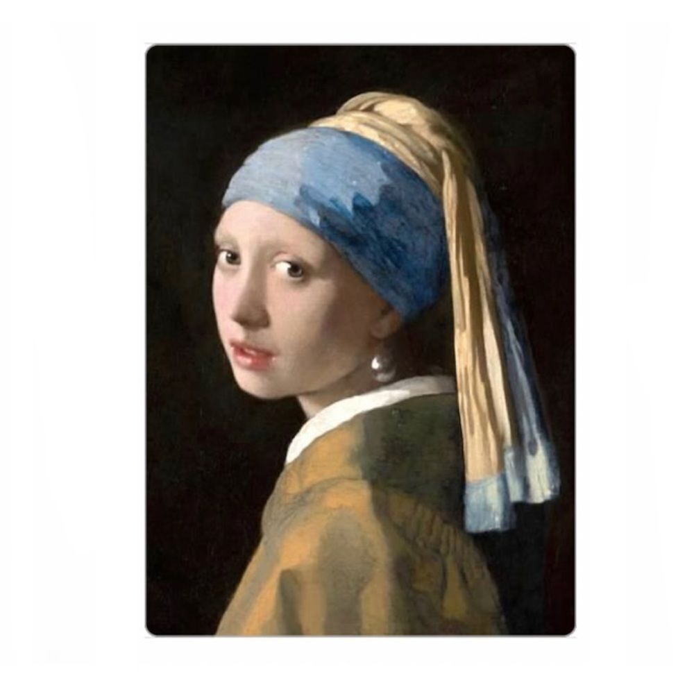 Girl with the Pearl Earring Vermeer Magnet